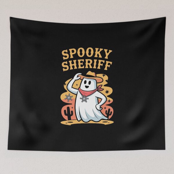 Item preview, Spooky Sheriff – Haunted Wild West Edition designed and sold by teevoxx.