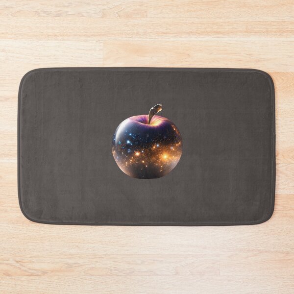 Item preview, Cosmic Apple – Galaxy Universe Illustration | Space Fruit Poster & Sticker designed and sold by CRAWO.