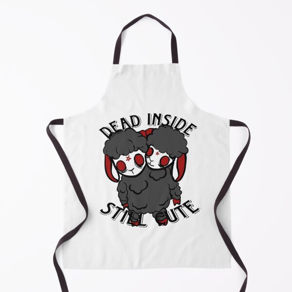 Item preview, Dead Inside but Cute – Gothic Dark Humor Sheep designed and sold by M0urningStar.