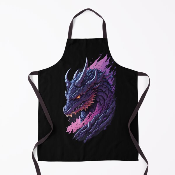 Item preview, Evil Purple Dragon – Dark Fantasy Creature Illustration | Gothic Poster & Sticker designed and sold by CRAWO.