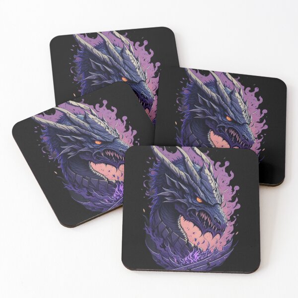 Item preview, Dark Evil Dragon – Gothic Fantasy Creature Illustration | Demon Poster & Sticker designed and sold by CRAWO.