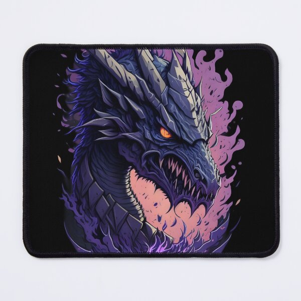Item preview, Dark Evil Dragon – Gothic Fantasy Creature Illustration | Demon Poster & Sticker designed and sold by CRAWO.
