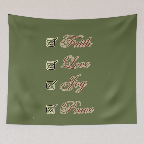 Item preview, Faith, love, joy, peace designed and sold by Artland2024.
