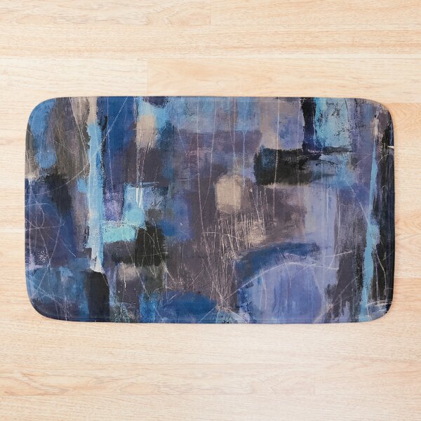Item preview, Blue, Violet, And Aqua Rainy Afternoon Abstract Painting  designed and sold by DEC02.