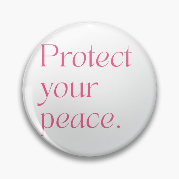 Item preview, Protect Your Peace Positive Affirmation  designed and sold by Bloomshop2025.