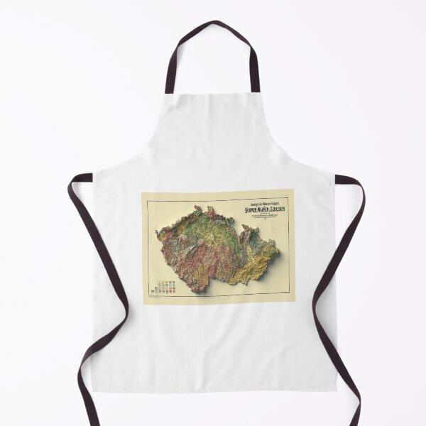 Item preview, 1907 Czech Republic Relief Map 3D digitally-rendered designed and sold by ThinkAboutMaps.
