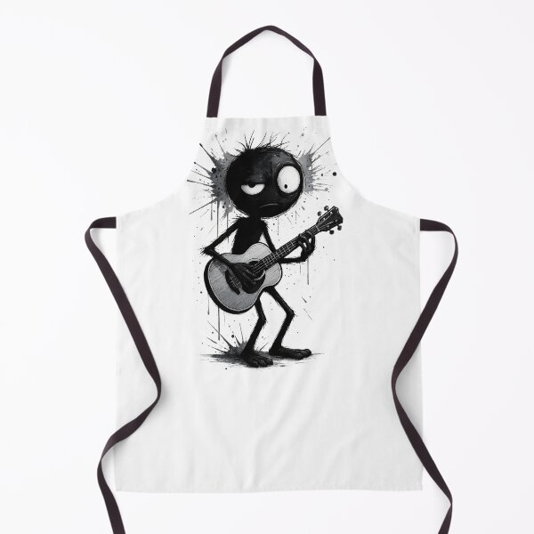 Item preview, Alvin – Acoustic Guitarist Ink Grunge designed and sold by MarCinu Art.