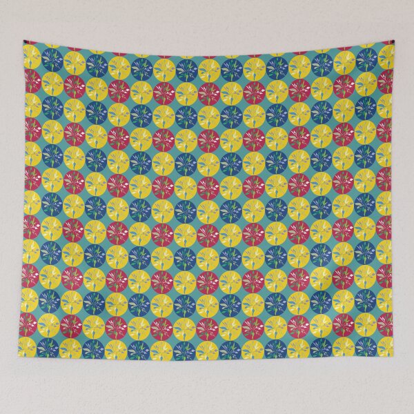 Item preview, red yellow and blue pattern designed and sold by EdifiedExpressions.