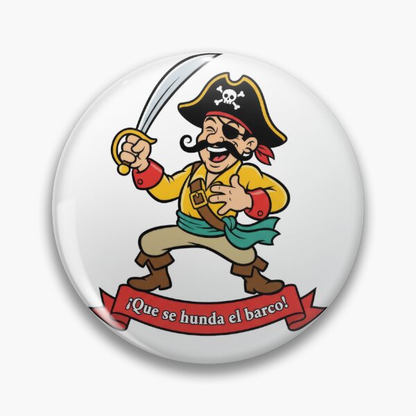Item preview, Sink the Ship! Cartoon Pirate designed and sold by elglotonmusical.