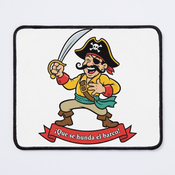 Item preview, Sink the Ship! Cartoon Pirate designed and sold by elglotonmusical.