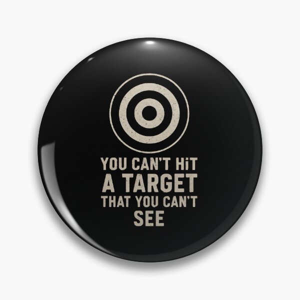 Item preview, Motivation Quotes You Can't Hit A Target That You Can't See  designed and sold by DemureArtsy.