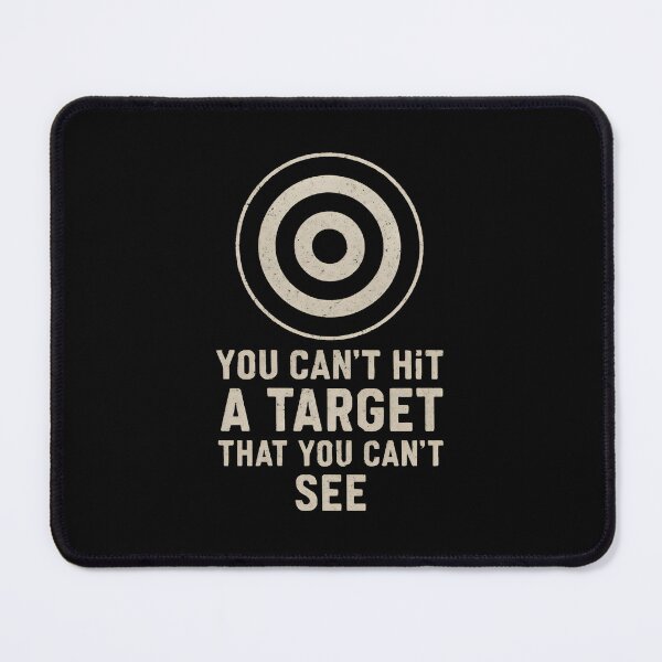 Item preview, Motivation Quotes You Can't Hit A Target That You Can't See  designed and sold by DemureArtsy.