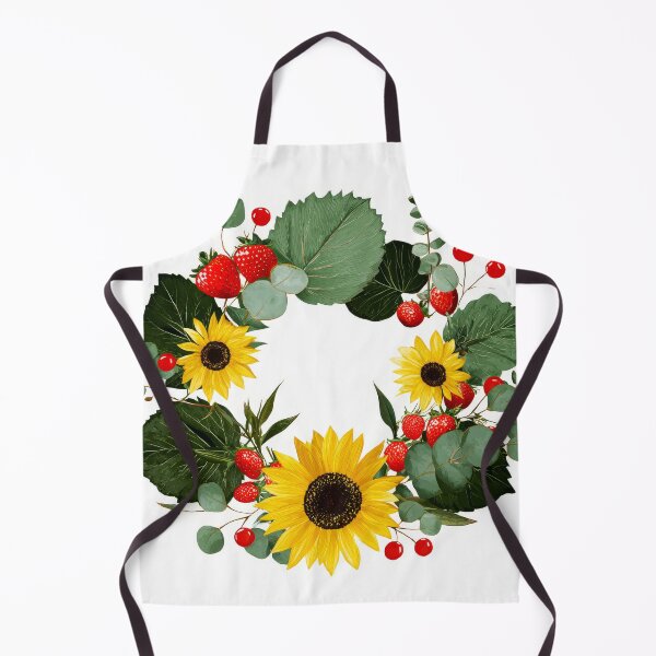 Item preview, Strawberries Sunflower and Eucalyptus Wreath Flower designed and sold by scicilysimonee.