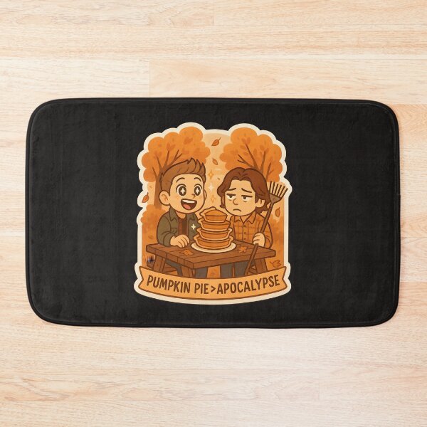 Item preview, Pumpkin Pie Over Apocalypse – Supernatural Fall Sticker designed and sold by MAVNALE.
