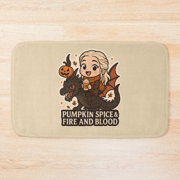 Item preview, Pumpkin Spice & Fire and Blood Chibi Daenerys Sticker designed and sold by MAVNALE.
