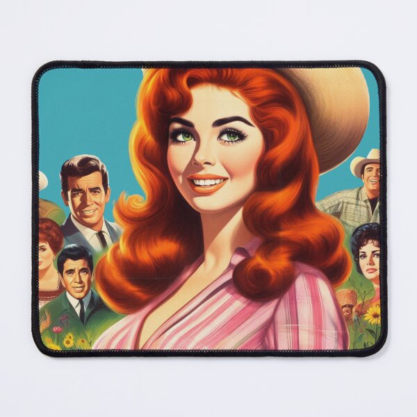 Item preview, Retro Cute Cowgirl designed and sold by PulpVintage.