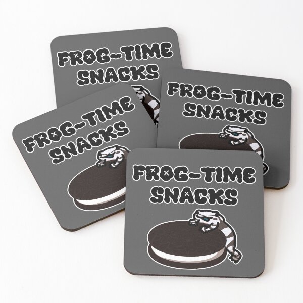 Item preview, FROG-TIME SNACKS: Mission Golden-eyed Tree Frog and Chocolate Creme Cookie designed and sold by PuppysShirts.