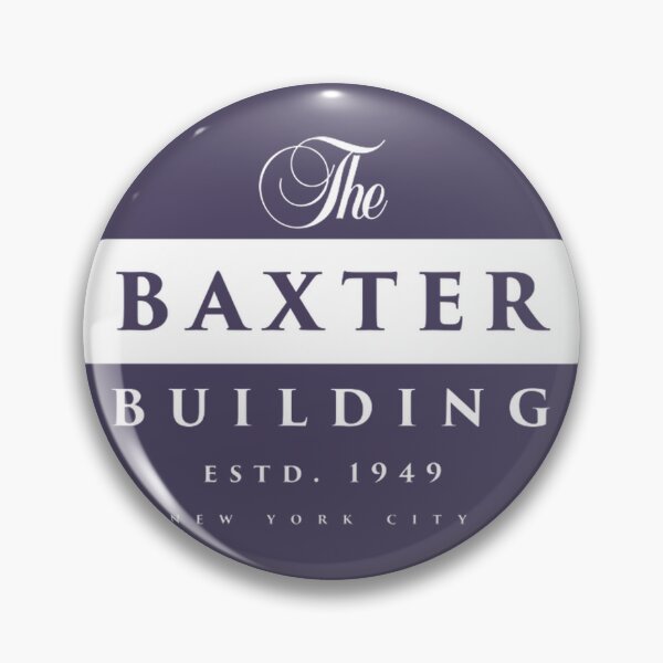 Item preview, The Baxter Building NYC 1949 Retro Logo | PERFECT GIFT FOR YOU AND FRIENDS designed and sold by MarcPierson.