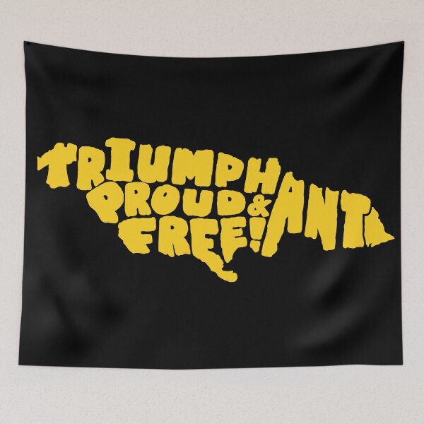 Item preview, Triumphant Jamaica (Gold) designed and sold by Summer Clarke Creative Studio.