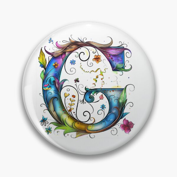 Item preview, Whimsical Monogram Letter G designed and sold by Boddicca.