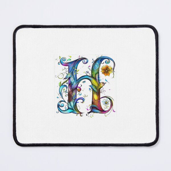 Item preview, Whimsical Monogram Letter H designed and sold by Boddicca.