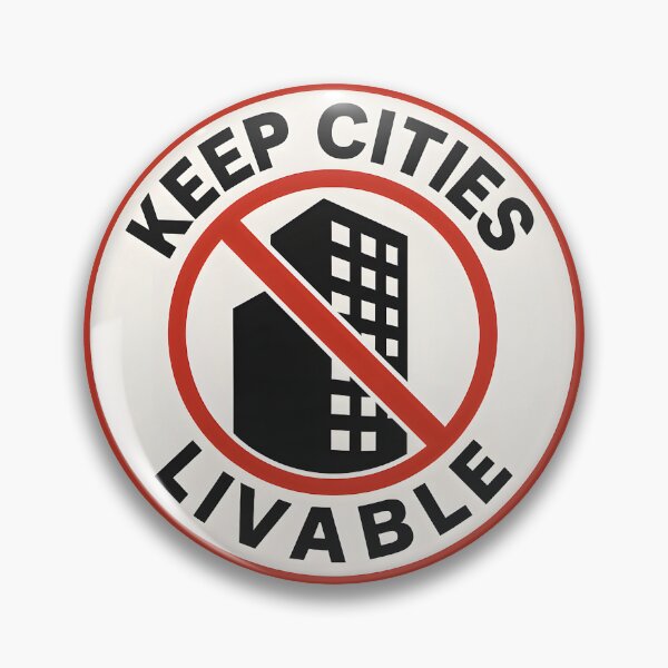 Item preview, Keep cities livable - No To Airbnb - Anti Airbnb designed and sold by SassyArtistry.