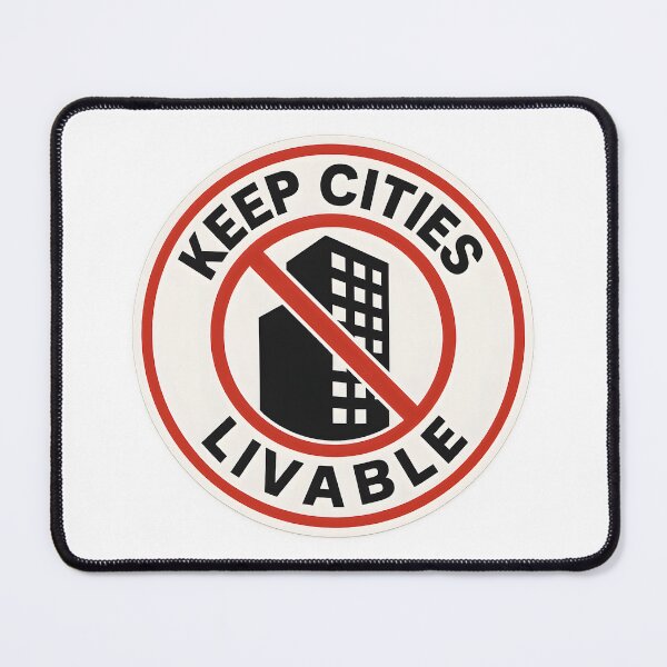 Item preview, Keep cities livable - No To Airbnb - Anti Airbnb designed and sold by SassyArtistry.