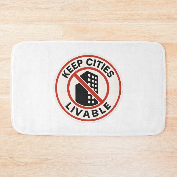 Item preview, Keep cities livable - No To Airbnb - Anti Airbnb designed and sold by SassyArtistry.
