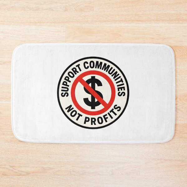 Item preview, Support communities, not profits - No To Airbnb - Anti Airbnb designed and sold by SassyArtistry.
