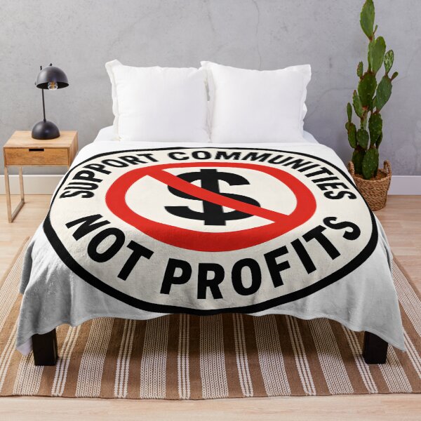 Item preview, Support communities, not profits - No To Airbnb - Anti Airbnb designed and sold by SassyArtistry.