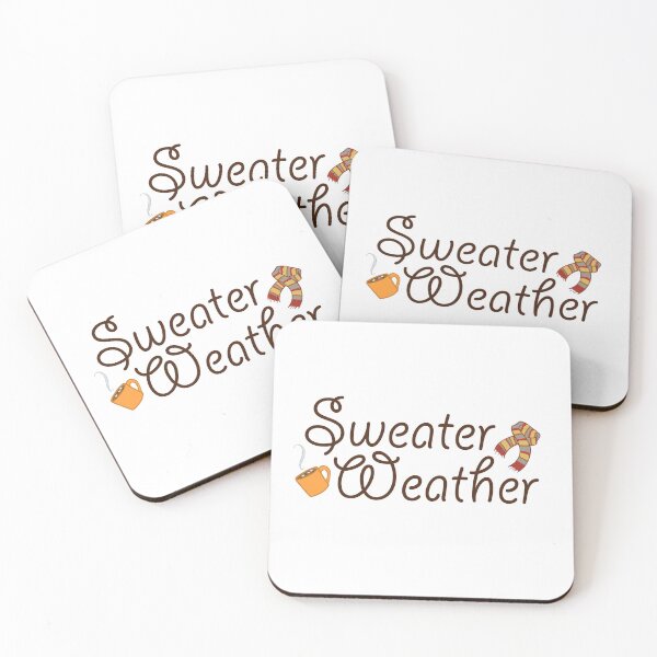 Item preview, Sweater Weather - A Short Autumn Saying Design  designed and sold by stacree.