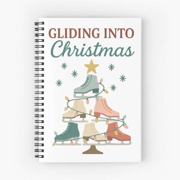 Item preview, Gliding Into Christmas | Festive Winter Skating Design | Joyful Holiday Season Illustration | Cozy Christmas Spirit Artwork | Magical Winter Wonderland Graphic designed and sold by PaintedPixels01.