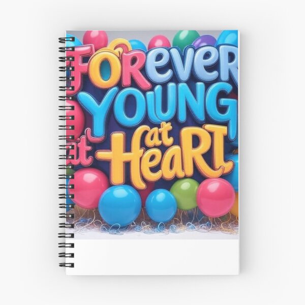 Item preview, Forever Young at Heart – Colorful Balloon Celebration Design designed and sold by GogoVibes.