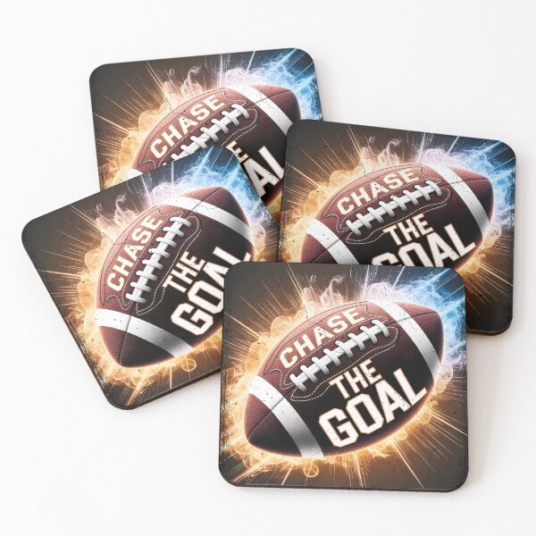 Item preview, Chase the Goal - Explosive American Football Motivation Design designed and sold by FmDesigner87.