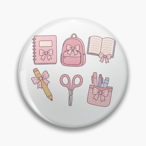 Item preview, Pink Bows School Supplies designed and sold by The Painted Topaz.