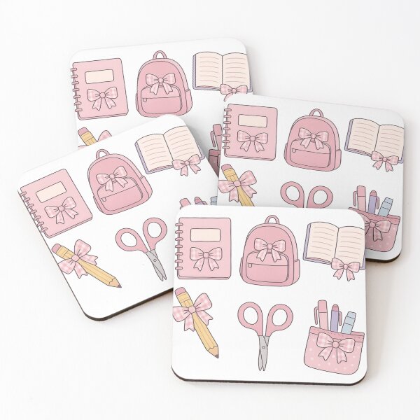 Item preview, Pink Bows School Supplies designed and sold by The Painted Topaz.