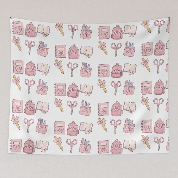 Item preview, Pink Bows School Supplies designed and sold by The Painted Topaz.