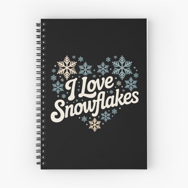 Item preview, I Love Snowflakes – Winter Heart Design designed and sold by Jollys-ArtShop.