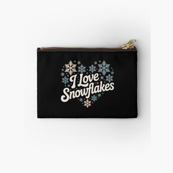 Item preview, I Love Snowflakes – Winter Heart Design designed and sold by Jollys-ArtShop.