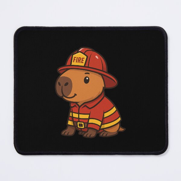 Item preview, Funny Capybara Fireman Firefighter Costume Animal Lover Boys Girls Kids designed and sold by rafaeltto.