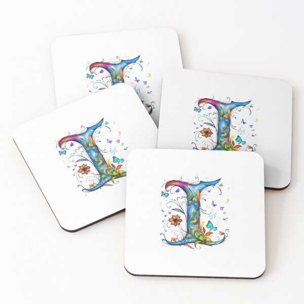 Item preview, Whimsical Monogram Letter I designed and sold by Boddicca.