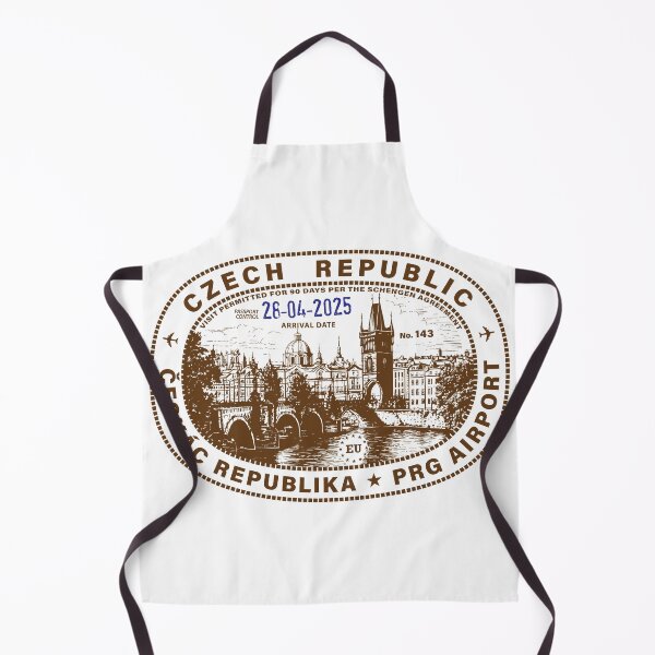 Item preview, Passport Stamp - Prague, Czech Republic (in English) designed and sold by travelwitheric.