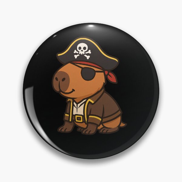Item preview, Funny Capybara Pirate Costume Animal Lover Boys Girls Kids designed and sold by rafaeltto.