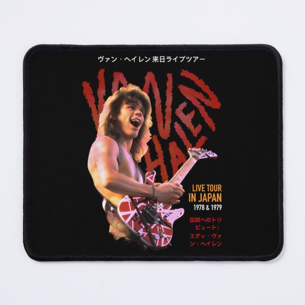 Van Halen 　ヴァンヘイレン　マウスパッド　非売品 Eddie Van Halen Mouse Pads & Desk Mats for Sale | Redbubble