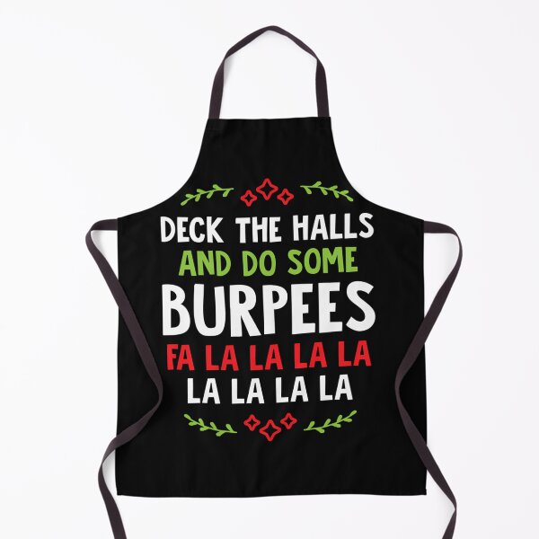 Item preview, Deck The Halls And Do Some Burpees V1 (Christmas Gym Workout) designed and sold by KatherineKoch.