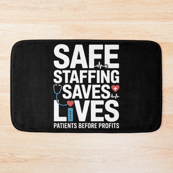 Item preview, Safe Staffing Saves Lives Nurses March Nurse Strike Support T-Shirt designed and sold by UrbanHowlz.