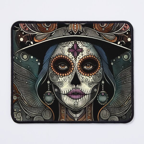 Item preview, Catrina Illustration - Vibrant Day of the Dead Art designed and sold by  Ojo de Lilith.