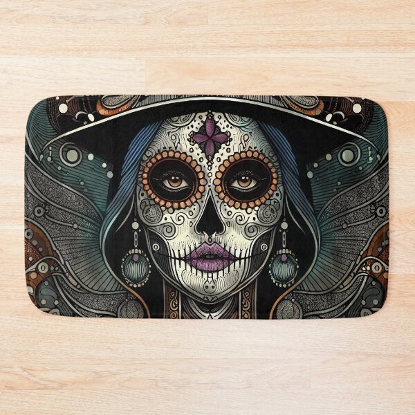 Item preview, Catrina Illustration - Vibrant Day of the Dead Art designed and sold by  Ojo de Lilith.