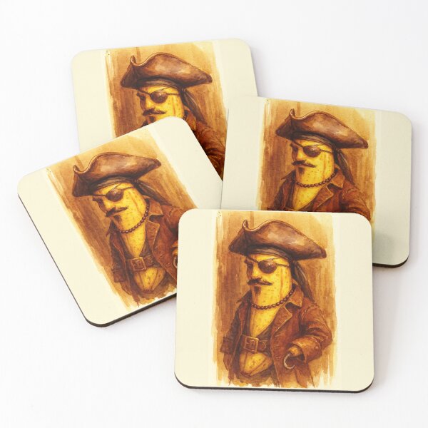 Item preview, Banana Pirate Parody Funny Surreal Fruit designed and sold by Sarcastic designs.