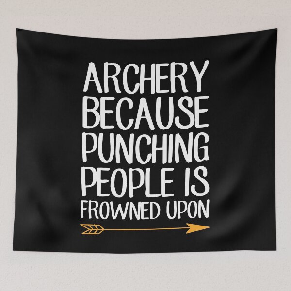 Item preview, Archery because punching people is frowned upon - Bow hunting designed and sold by Captain Mood.